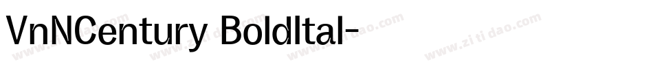VnNCentury BoldItal字体转换